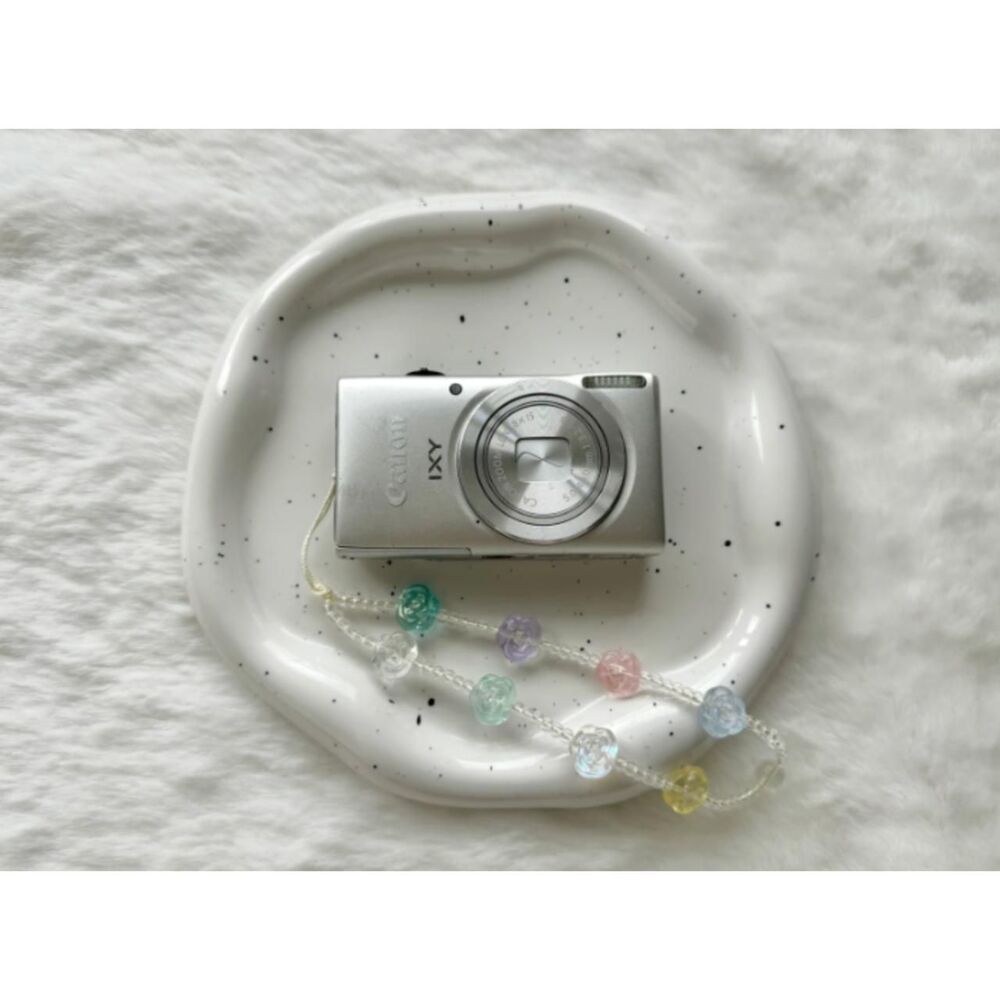 Canon Silver and White Cameras-and-accessories